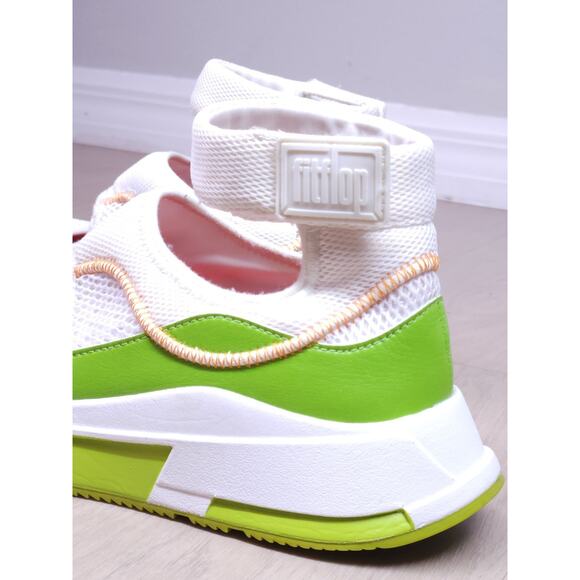 FitFlop EU 37 (US 6) green / white comfortable Sneaker Excellent condition - Picture 6 of 11